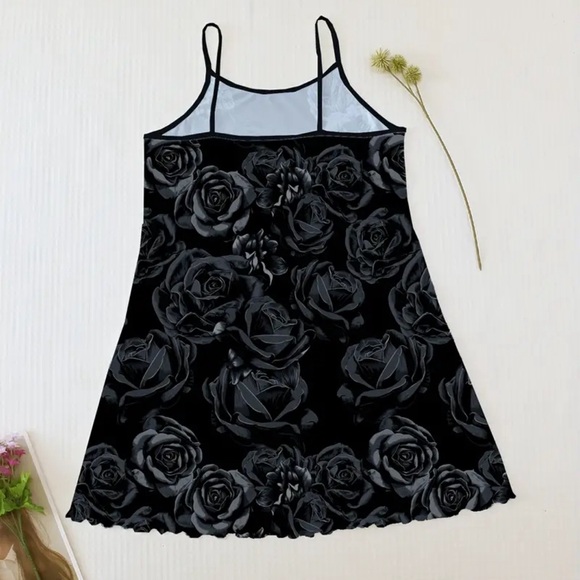 NWT Skull & Rose Sleep Dress, SM - Picture 3 of 8